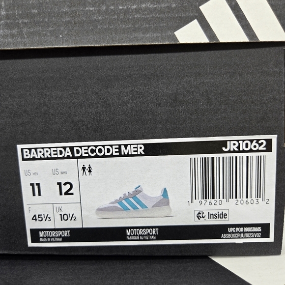 adidas Barreda Decode Mercedes-AMG Petronas Formula One Team Men\'s Shoes Size 11